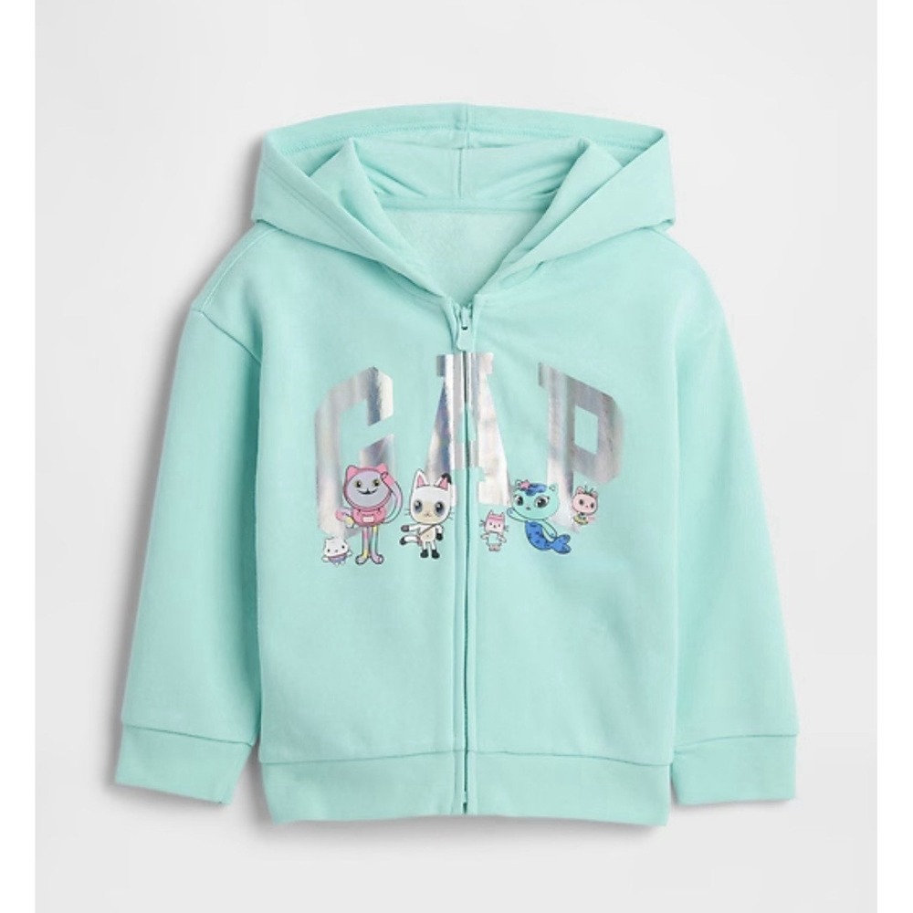 Size 2 Toddler babyGap Gabby's Dollhouse From TV Show For Kids Logo Zip Hoodie